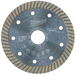 Gyémánt vágótárcsa Turbó 125x22,23x1,2mm  Milwaukee(10mm) 2.