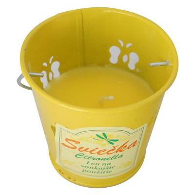 Illatgyertya Citrom illatú(szúnyogriasztós)  kicsi Vödrös 50gr 1.