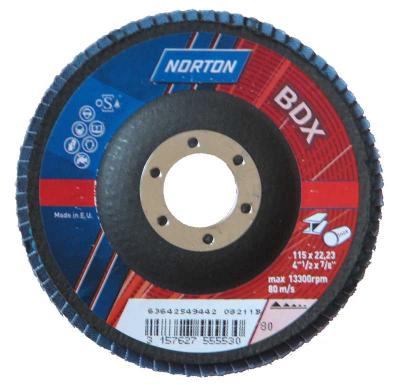Lamellás csiszoló inox 125/120 Norton BDX 1.