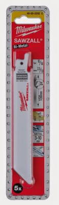 Szablyafűrészlap 150x2,5/1,8mm Fa/Fém/Műanyag Univerzális MILWAUKEE 1.