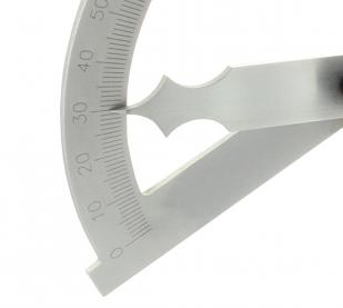 Szögmérő fém 0°-180°-ig  300x500mm Profi 1.