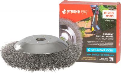 Térkőfuga tisztító Fűkaszára 200x25,4mm acél sörte 1.