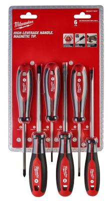 Csavarhúzó készlet 6 részes Milwaukee (PH1, PH2, SL3, SL4, SL5,5, SL6,5) 1.